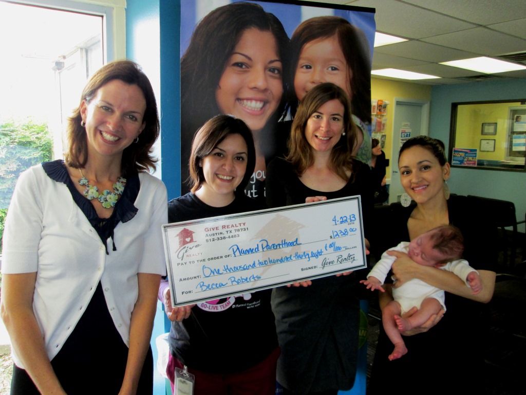 $1,238.00 Donated to Planned Parenthood on Behalf of Becca Roberts