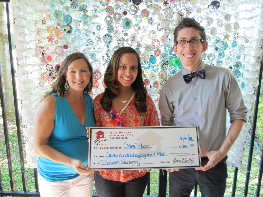 $782.00 Donated to SafePlace on Behalf of Denise Irizarry