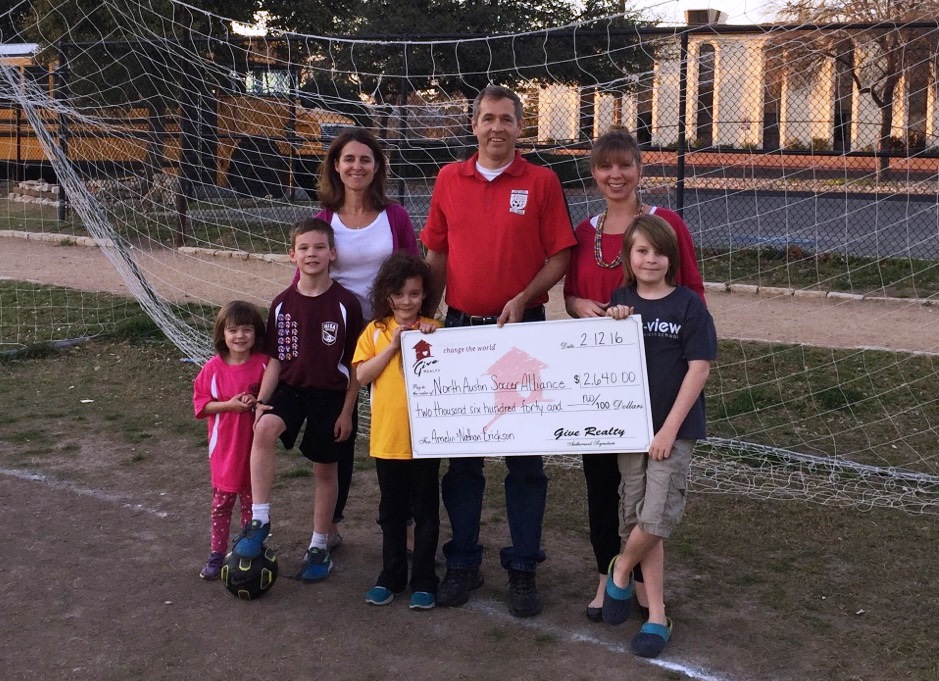 $2,640 Donated to North Austin Soccer Alliance